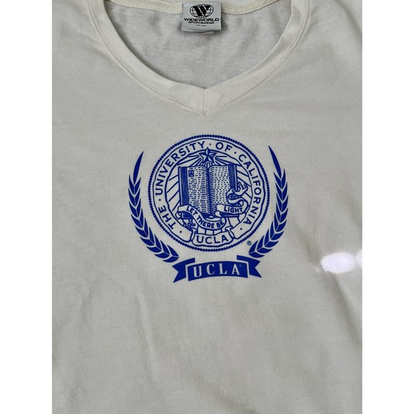 Vintage UCLA Bruins Womens V-Neck Sweatshirt - Large - Picture 3 of 4